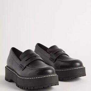 Torrid Black Chunky Platform Loafers